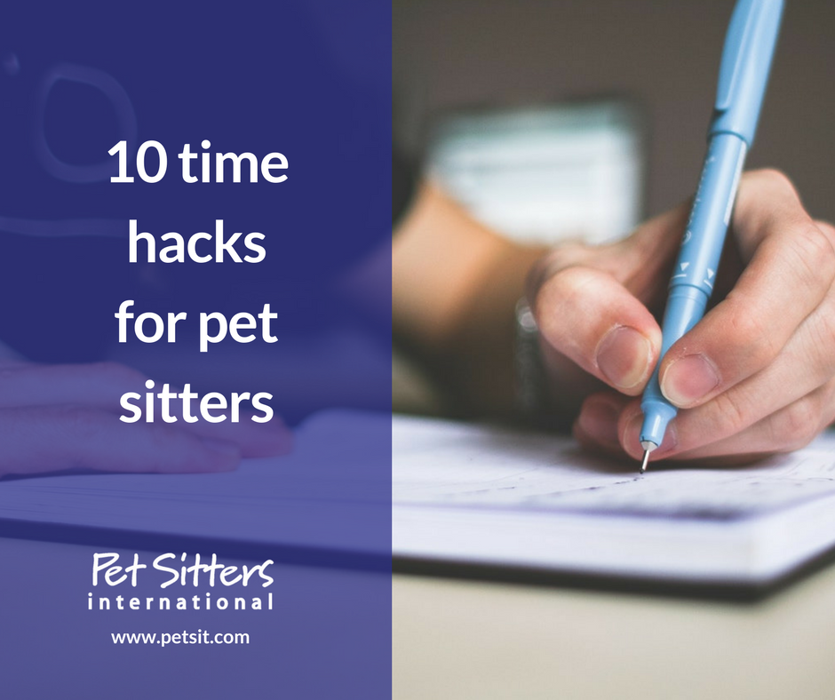 10 time hacks for pet sitters